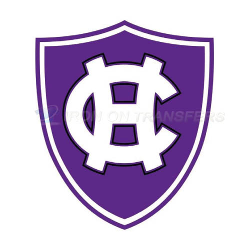 Holy Cross Crusaders Logo T-shirts Iron On Transfers N4567 - Click Image to Close